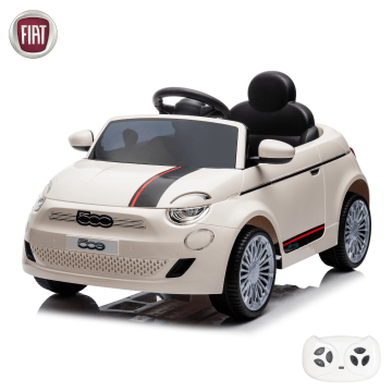 Fiat 500e Електрическа Детска Кола с Дистанционно Управление - Бяло