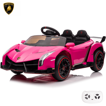 Електрическа детска кола Lamborghini Veneno розова
