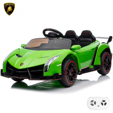 Електрическа детска кола Lamborghini Veneno зелена