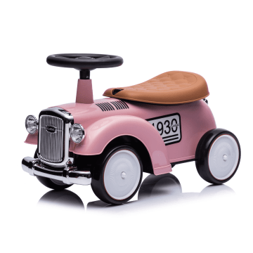 Класическа педална кола от 1930 г. за деца - розова