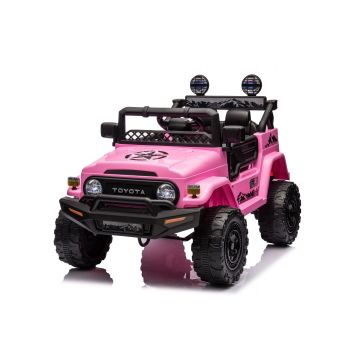 Детска електрическа кола Toyota FJ Cruiser 12 волта - розов
