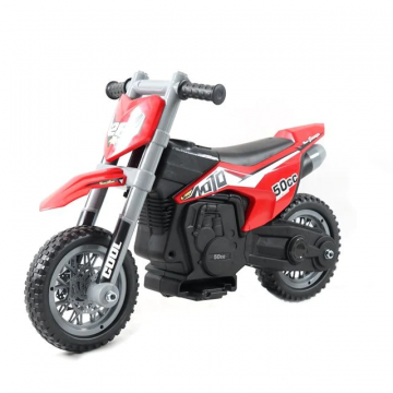 Kijana Cross електрически детски мотоциклет 6V - червен
